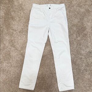 Talbots Women's Cream Straight Leg Pants